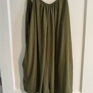 Olive Green Women's Romper